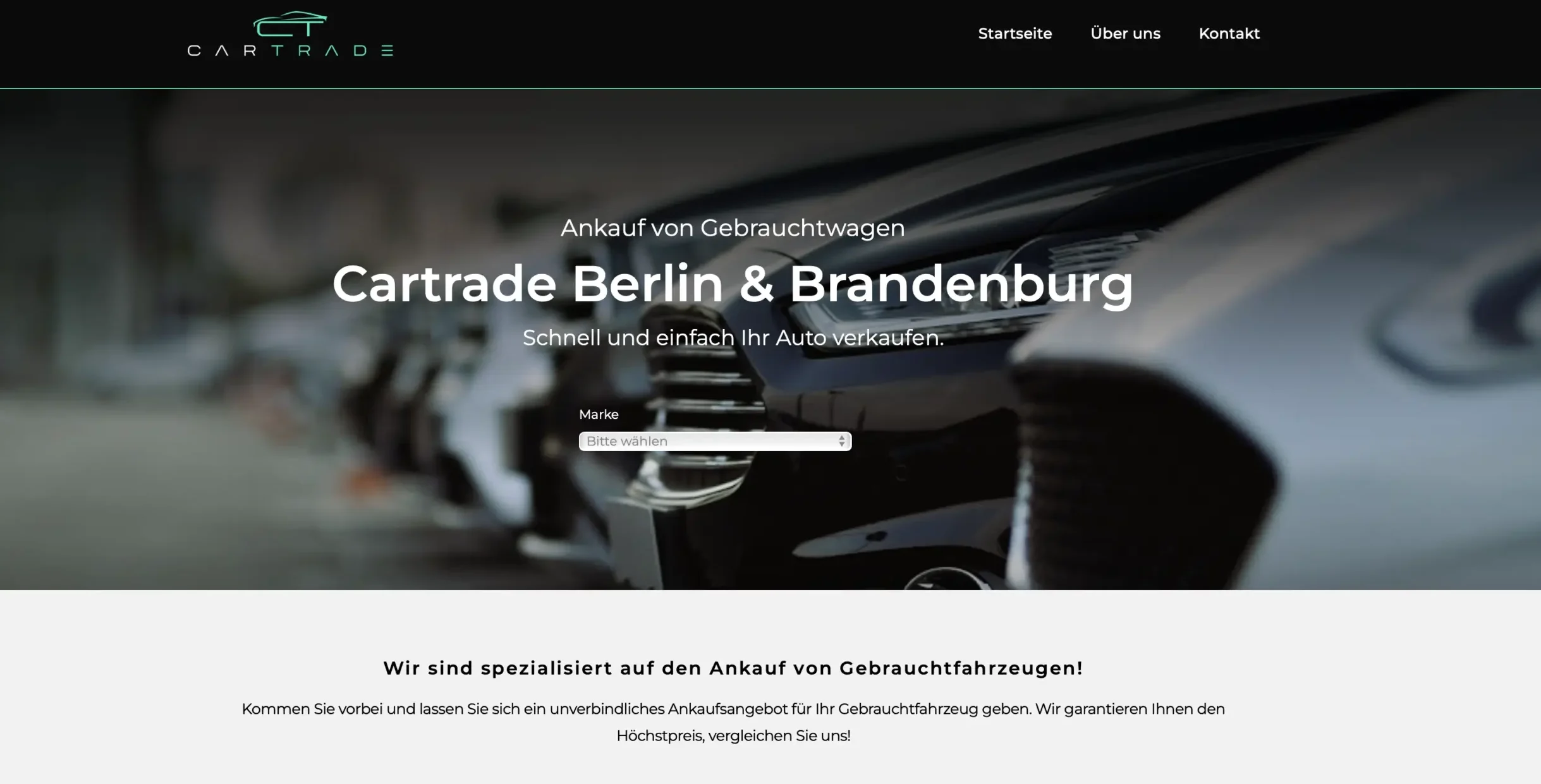 Cartrade Website