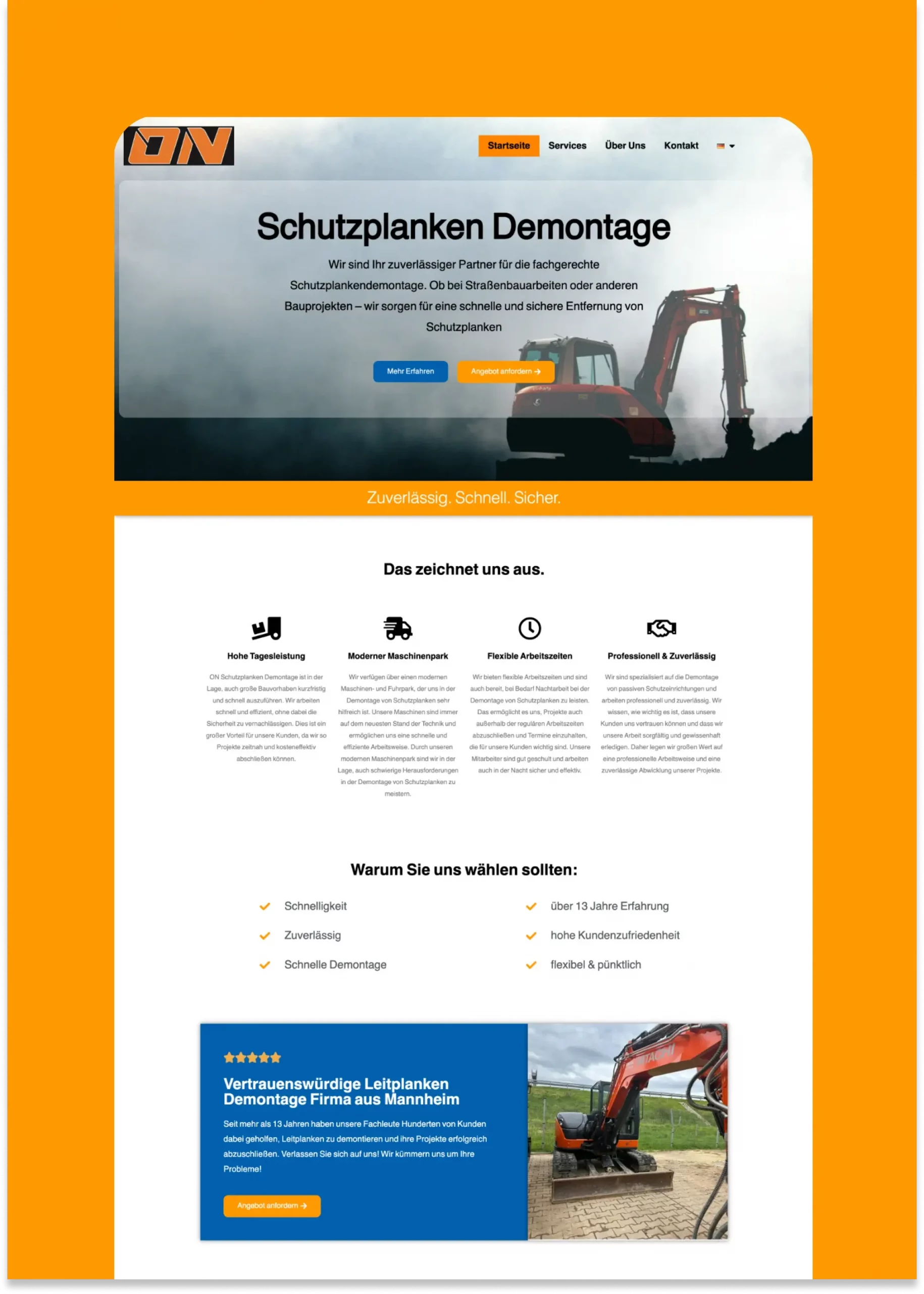 Schutzplanken Demontage <br>   <font size="-1">ON Batterieservice GmbH</font>